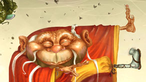 The Monk by Monica Torasso - Illustrazione Digitale - iMasterArt