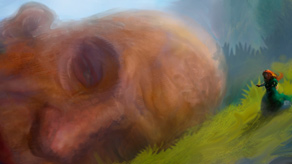 Incontro con una Creatura Fantastica by Adrian Clares - Illustrazione Digitale - iMasterArt