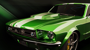Ford Mustang by Marco Di Valentin - Mastering Maya - iMasterArt