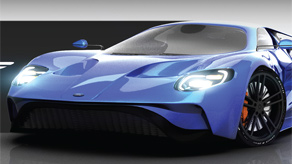 Ford GT 2016 by Marco Di Valentin - Mastering Maya - iMasterArt