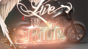 Live to ride by Melissa Mercanti - Mastering Maya - iMasterArt