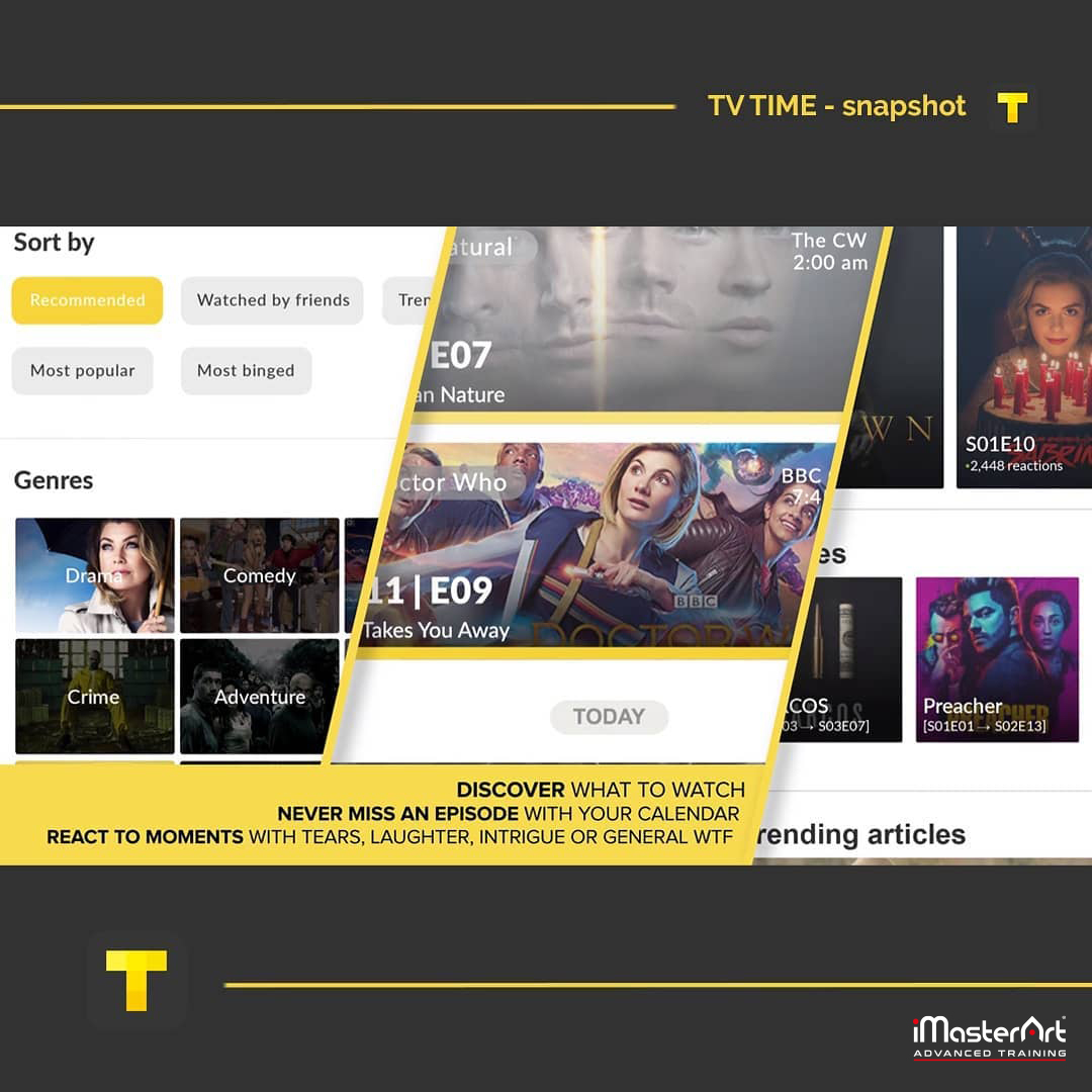 Tv Time App by Mariaelisa Trupia - Motion Graphics & Design - iMasterArt